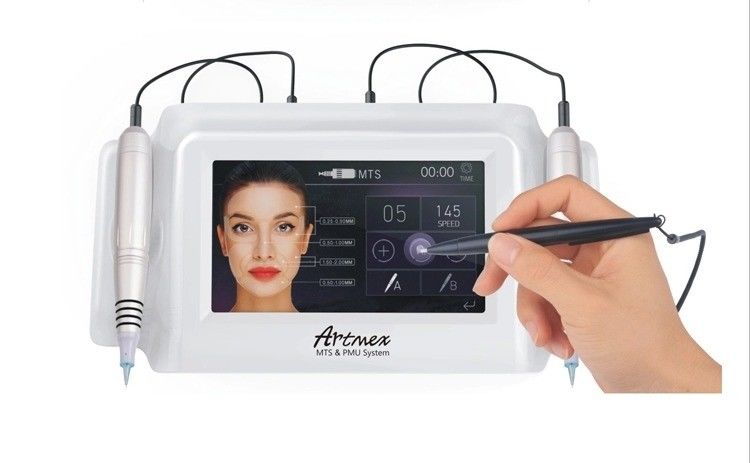 ABS Aluminium Artmex V8 Microneedling Derma Pen PMU e MTS Function Kit Tattoo Machine