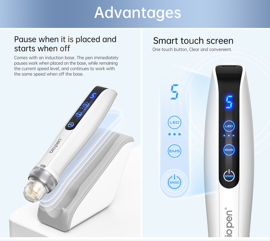 Migliora la tua routine di cura della pelle con Bio Pen Q2 EMS Microneedling e LED Light Therapy