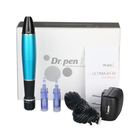Rechargeable M7 M5 Needle A6 Titano Corpo e testa Sbiancatore di rughe IT Tipo di spina