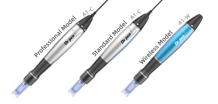 Rechargeable M7 M5 Needle A6 Titano Corpo e testa Sbiancatore di rughe IT Tipo di spina