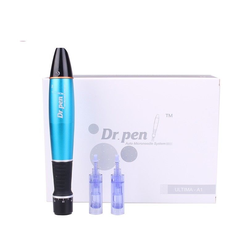 400mAh Batteria Dr pen A1W Multifunzione Electric Facial Luminous Micro-Needle Wireless Dermal Pen