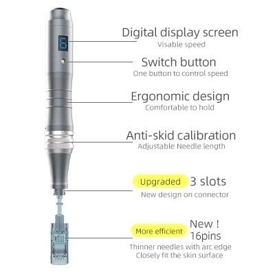 Dr Pen M8 Derma Pen con display digitale e 6 velocità