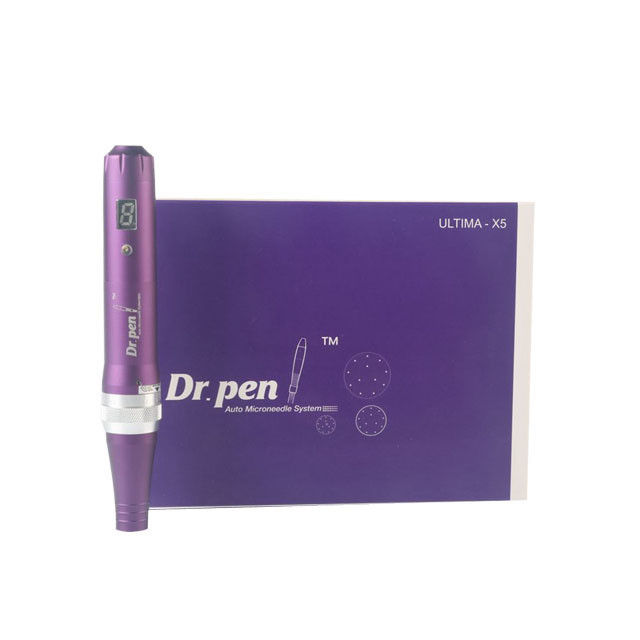 Corpo in lega di alluminio Dr pen X5 Derma Pen Sistema Microneedle automatico Lunghezze regolabili degli aghi per i tappi UK