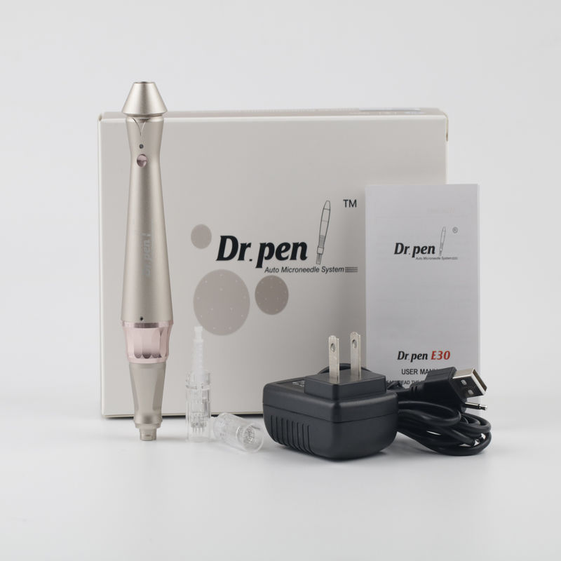Dr Pen E30 Derma elettrico per la cura della pelle Macchina di bellezza per l' anti-invecchiamento in argento rosa