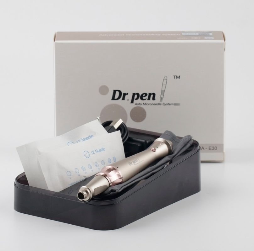 Dr Pen E30 Derma elettrico per la cura della pelle Macchina di bellezza per l' anti-invecchiamento in argento rosa