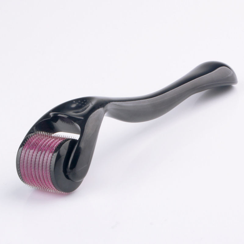 540 pin ZGTS Micro Pin Derma Roller con pin di rotolamento in acciaio inossidabile con maniglia nera