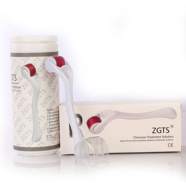 540 pin ZGTS Micro Pin Derma Roller con pin di rotolamento in acciaio inossidabile con maniglia nera
