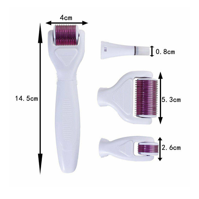 Prova la potenza di 5 in 1 DRS Derma Roller 300/720/1200 Aghi per una pelle impeccabile