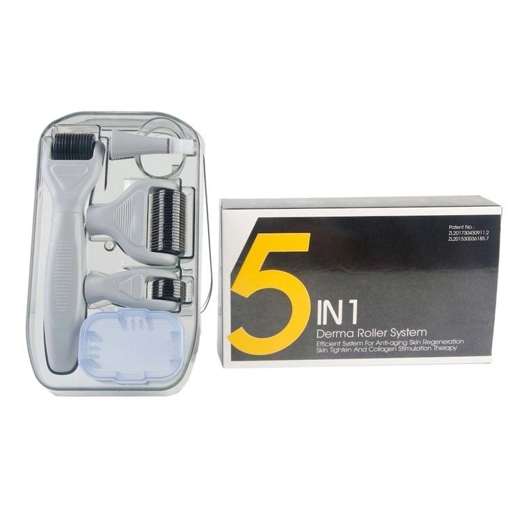 Prova la potenza di 5 in 1 DRS Derma Roller 300/720/1200 Aghi per una pelle impeccabile