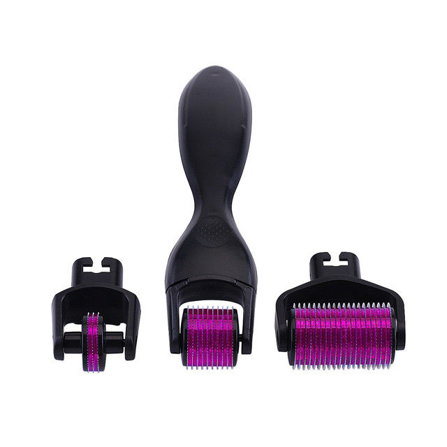 NO tappi Tipo Titanio Derma Roller per il volto Area bersaglio Corpo 3-in-1 Design