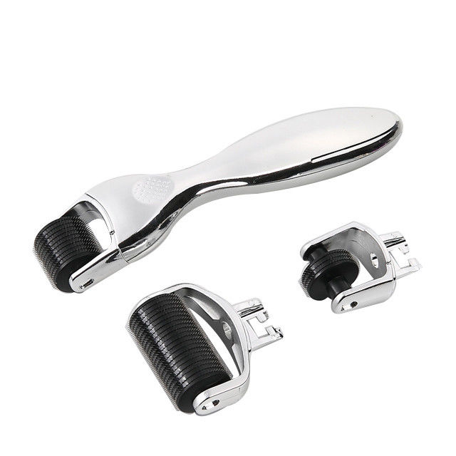 NO tappi Tipo Titanio Derma Roller per il volto Area bersaglio Corpo 3-in-1 Design