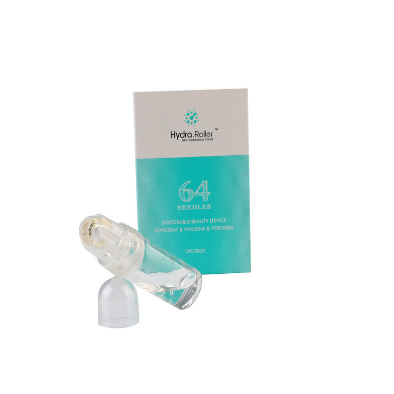 CE approvato 64 punte d'oro Hydra Microneedle Titanio Derma Roller per acido ialuronico