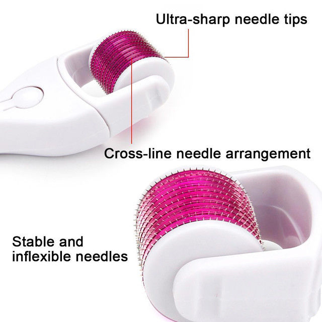 Acciaio inossidabile / Titanio Microneedle Derma Roller 0.2-3.0mm per il ringiovanimento della pelle