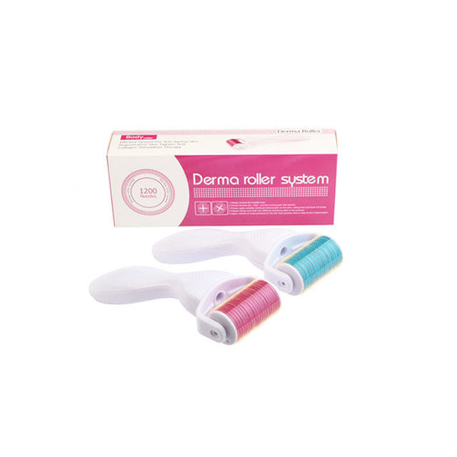 1200 perni Aglio in titanio Microneedle Derma Roller per la pelle per la zona bersaglio della testa e altro
