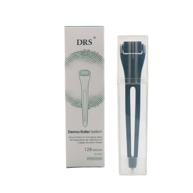 Autentico Derma Roller DRS128 128 Aghi Micro Aghi Macchina di Bellezza per Anti-Aging