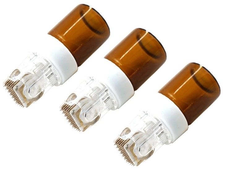 NO Tipo di tappi Nuovo progetto 42/150Oro Titanio Microneedle Hydra Stamphydra Roller per il ringiovanimento della pelle