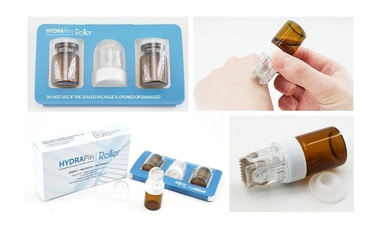 NO Tipo di tappi Nuovo progetto 42/150Oro Titanio Microneedle Hydra Stamphydra Roller per il ringiovanimento della pelle