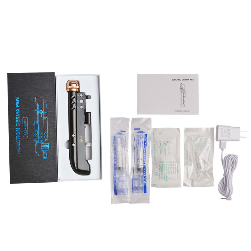 7 Lights Nano Derma Pen Electric Microneedle Pen per ingrandimenti del seno e cura del viso