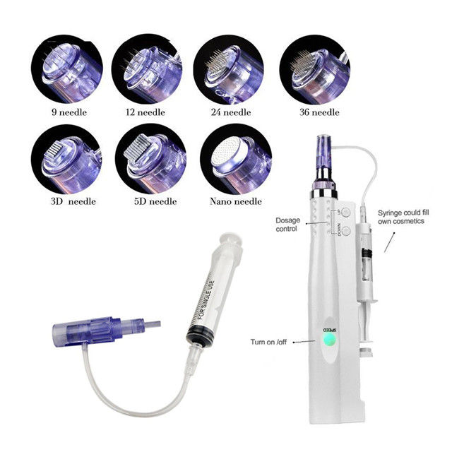 Derma Pen 2 in 1 per saloni di bellezza e spa quantità 9/12/24/36/42/ Round Nano/3D/5D