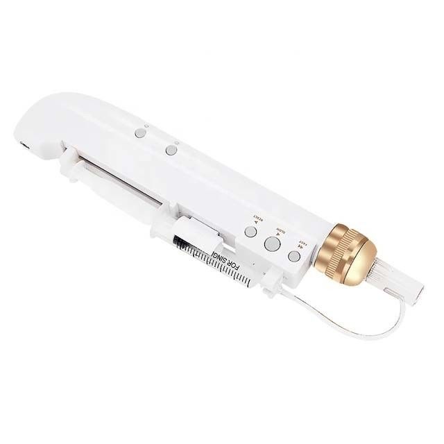 7 luci Nano Derma Pen 3 in 1 Mini iniettore di mesoterapia con acqua per amplificatori del seno